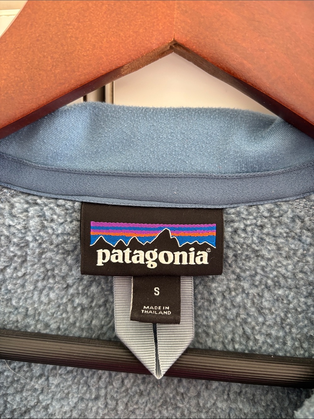 Patagonia Better Sweater 1/4 Zip Rare Heather Blue Pullover Layer Warmth Women S - Picture 4 of 12